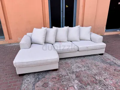 Great Condition The _ One Kingston Sectional Sofa Beige