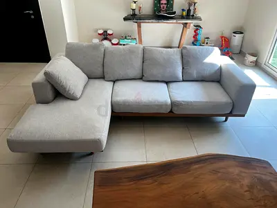 Feather 🪶 filled West Elm Newport L Shape Sofa