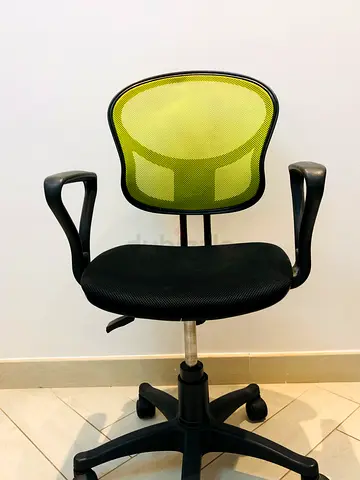 Ergonomic Black Office Chair with Mesh Back and Adjustable Armrests selling both together