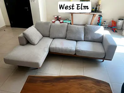 Amazing Condition West/Elm New Port L Shape Sofa