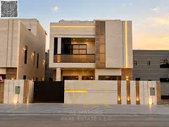Al Yasmeen, Ajman – Corner Villa | Sophisticated design + 6 master bedrooms | Two floors + roof te