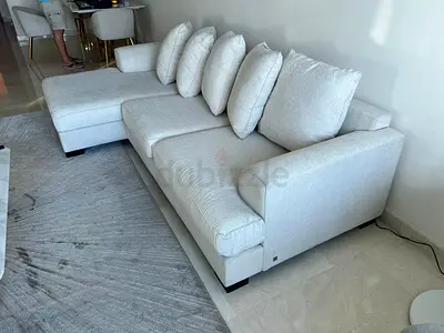 Comfortable, The One Kingston Sectional L Shape Sofa Beige