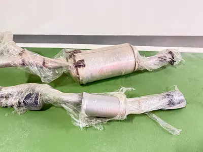 Stock full Mopar exhaust system for 2021 Ram 1500 Rebel دبة موبار اصلي رام ريبيل