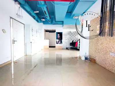 LAVISH AND BEAUTIFUL OFFICE 1475 SFT AVAILABLE IN JUST 95K CHILLER FREE AT PRIME LOCATION AL MAJAZ 3.