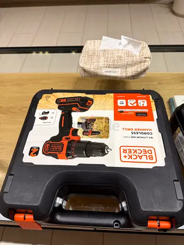 Black+Decker Cordless Hammer Drill Kit with Case
