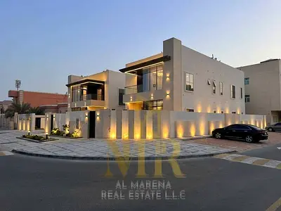 Luxury Corner Villa for Sale in Al Rawda 3 – Ajman | 5 Master Bedrooms | 5,000 sq. ft. | Central A/C Included | Freehold