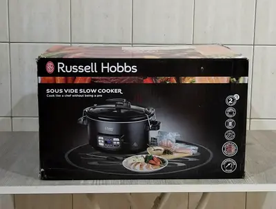Original Boxed, RUSSELL HOBBS Sous-Vide Slow Cooker / 25630-56 / 6.5 Liter