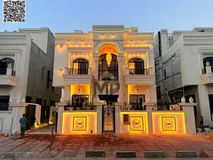 Villa for sale with premium custom finishing—featuring two floors plus a roof terrace and 6 master
