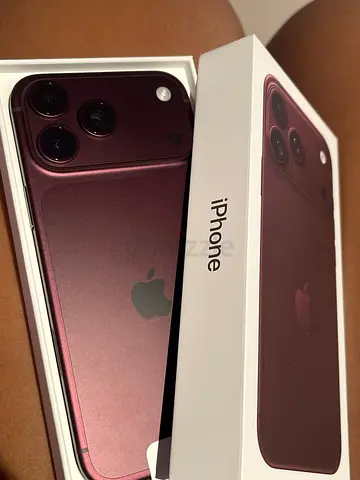 18 PRO MAX >BURGUNDY “512GB **100% Battery ^4 CYCLE COUNT