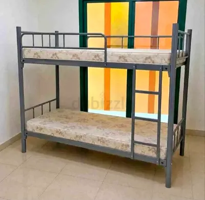 Metal Bunk Bed with Two Mattresses - Sturdy,brand new