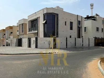 Luxury Corner Villa for Sale in Al Yasmeen, Ajman – Two Floors Plus Roof, 5 Master Bedrooms | 3,355 sq. ft. | Price Includes Electricity, Water, and A