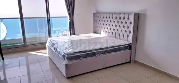 Brand New Luxury Cotton fabric Queen Bed Available