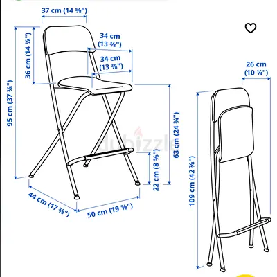 IKEA FRANKLIN foldable bar stool Only one have