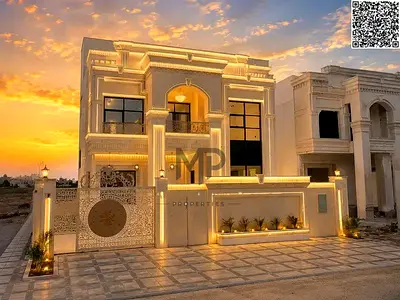 A modern-design villa in Al Helio 2, located directly next to the Al Zahia project. The price includes registration and ownership fees and features ce