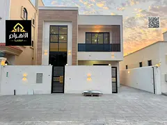 6-bedroom villa in Al Yasmeen featuring master bedrooms, two floors, and a roof terrace; freehold ow