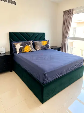 Queen Size Bed with matress and 2 side tables