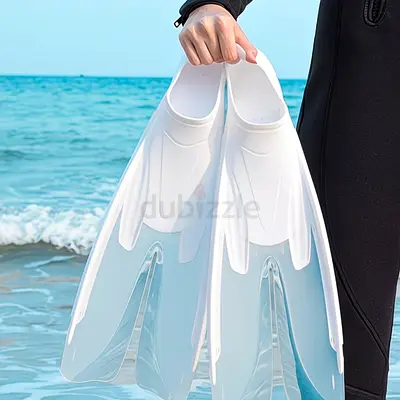 fins, snorkel, and mask