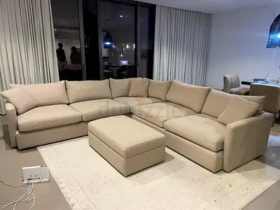 Crate&barrel Corner Sofa without footstool