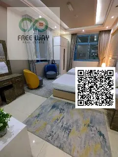 🌊🏡 Furnished Studio for Monthly Rent – Ajman Corniche 🏡🌊 ✨ Enjoy Comfortable Living 