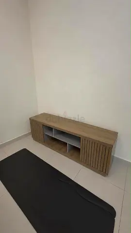 Wooden TV Stand / Entertainment Unit - Light Oak, Good Condition