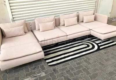 Beige Color IKEA Sodhremn Corner ushape sofa