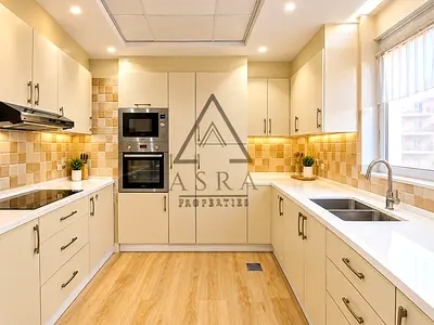 موتور سيتي 1BR | كورتيارد جرين فيو | التصميم الداخلي الحديث