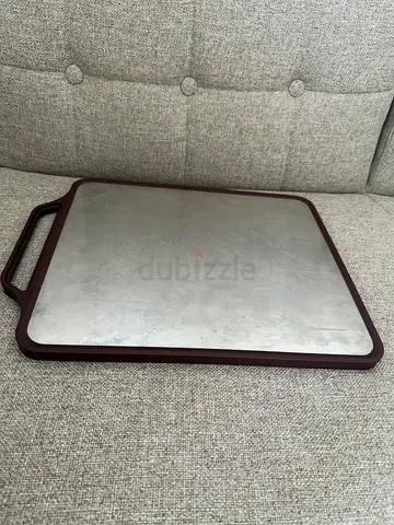 Stainless steel double sided cutting board