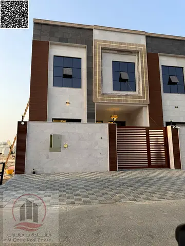Villa for sale in Al Zahia: 4 bedrooms with ,roof . a majlis, a living room, a large terrace, a mai