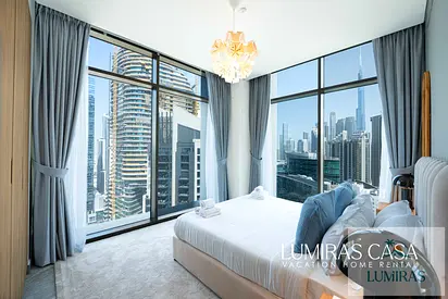Luxury 1BR | Partial Burj Khalifa View
