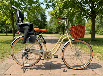 High Quality Japanese imported Cruiser Bike 6 speed Shimano New tyres New Polisport baby seat Size26