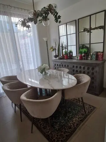 Marina Oval Dining Table Set