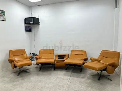 High quality pure leather electric recliner sofa
