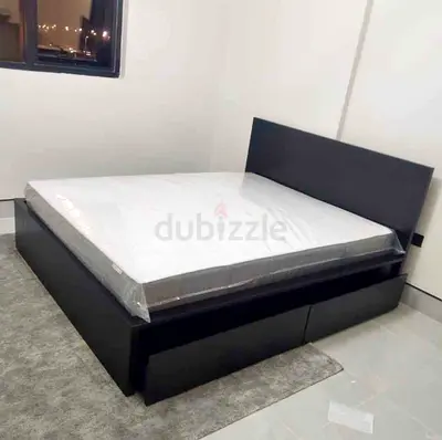 IKEA malam bed with mattress King size