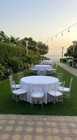 Chairs and tables