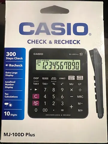 CASIO MJ-100D plus Calculator