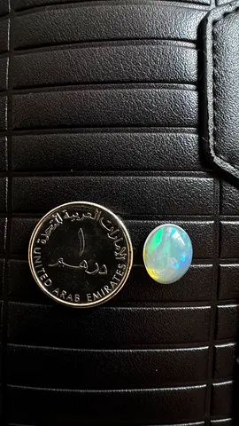 Natural Ethiopian Welo Opal (4.00 ct) with GRI Certificate — Oval Cabochon-Neon Play of Color