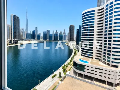 Vacant Now | Canal and Burj View | Furnished