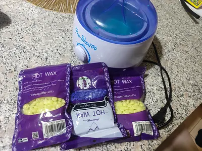 Pro wax machine with 300g Hot Wax Beads - Used once