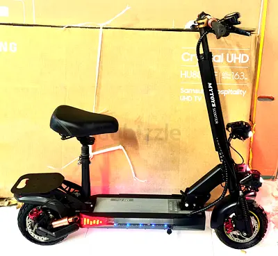 MyToys Electric Scooter with Seat - Dual Suspension, Good Condition