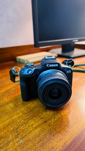 Canon EOS R50 + 18–45mm Lens | 3 Batteries, Charger & Canon Mini Tripod