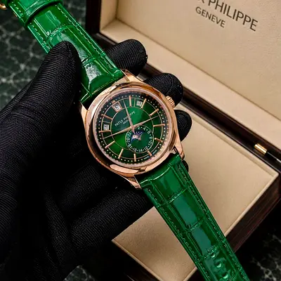 Leather strap Automatic watch all over UAE cash on delivery