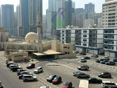 غرفتين وصالة للإيجار في المجاز 2 شارع الوحدة بإطلالات مفتوحة وتكييف مجاني وبلكونة