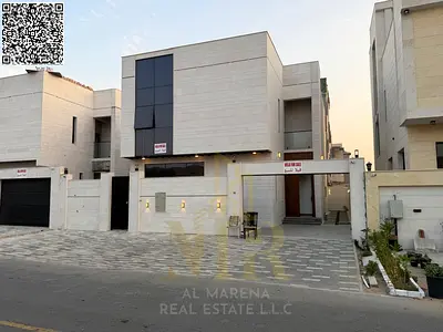 A villa in Al Yasmeen, Ajman, featuring well-planned family spaces that combine privacy with the lu