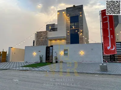 فيلا مودرن طابقين مع روف للبيع في منطقة الحليو 2 بسعر لقطة شامل رسوم التسجيل