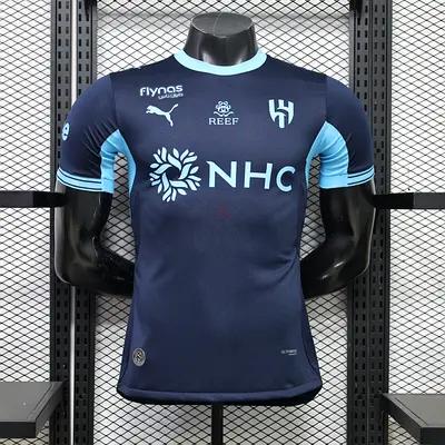 AL Hilal club - Away kit - NHC Navy Blue Puma Football Jersey - Men's Medium