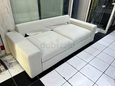2 seater fabric sofa — modern, sturdy frame
