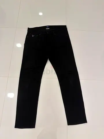 GANT Men's Black Denim Jeans - Size Large
