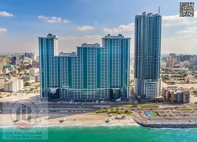 للبيع شقة في عجمان غرفتين و صالة في Cornish Residence Tower | إطلالة مدينة وخطة دفع مميزة تملك حر لي جميع الجنسيات و امكانية تمويل البنكي