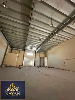 4,500 Sq.Ft shed for rent, 2 gates, bathroom, 30 KW power, suitable for storage & all activities.