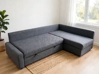 L shape sofa cum bed brand new